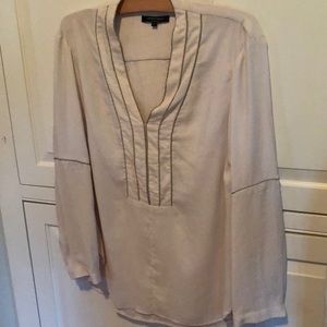 Nanette Lepore ivory tunic size L